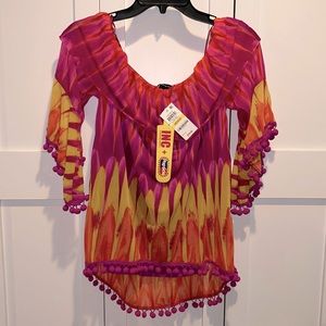 NWT INC off the shoulder Sz M top